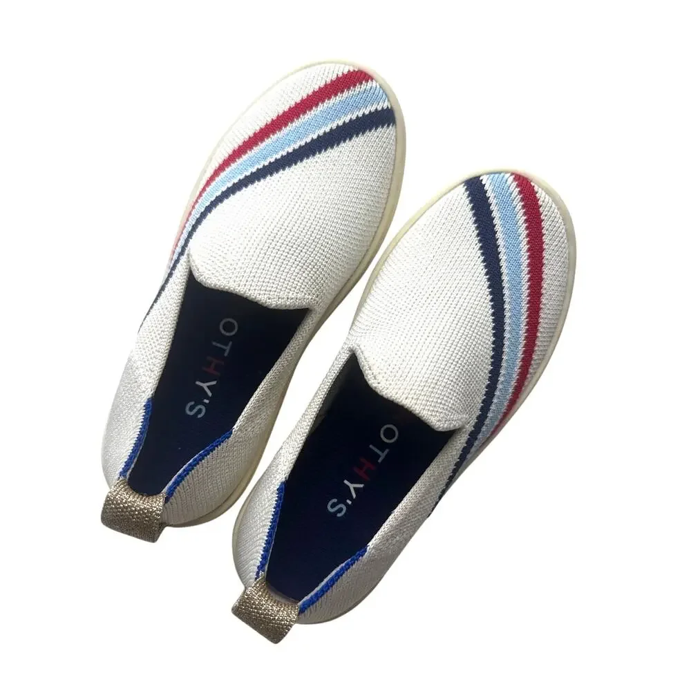 Rothy's Shoes Rothy's Spirit Stripe Kids Sneaker Washable Slip On Size 11